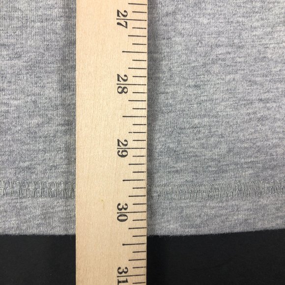 Disney Minnie Mouse Shirt Men's Small Grey Big Puffy Print Spell Out Long Sleeve - Picture 13 of 14